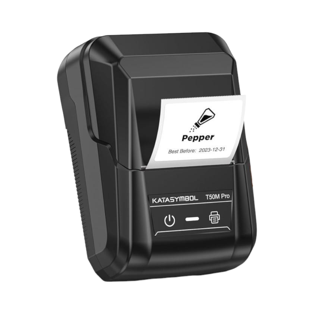 Термопринтер портативный Katasymbol Bluetooth этикеток от 20 до 50 мм
