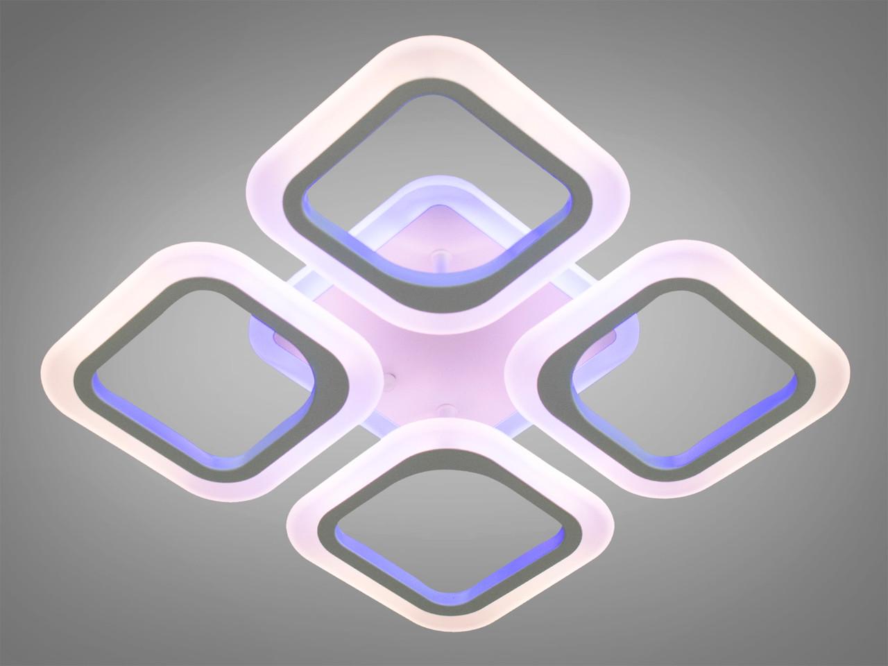 Люстра светодиодная AS8060-4WH-LS в детскую 50W на 7кв.м (1436091311) - фото 3 Люстра светодиодная AS8060-4WH-LS в детскую 50W на 7кв.м (1436091311) - фото 3