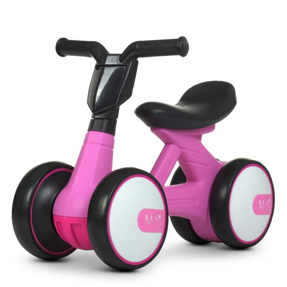 Толокар детские Bambi с родительской ручкой и звуковыми эффектами 71 см Черный (DK-170-K-113)