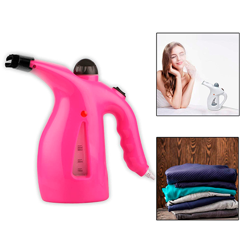 Отпариватель вертикальный ручной Stenson 4в1 с насадками 150 мл Pink (WW02604) - фото 2