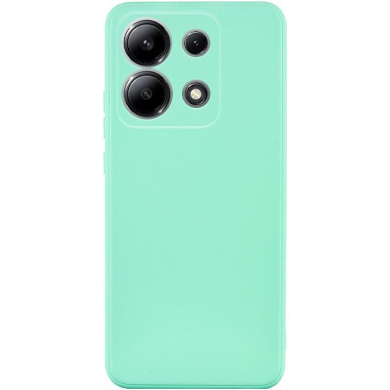Противоударный Силиконовый чехол Candy Full Camera для Xiaomi Redmi Note 13 Pro 4G / Poco M6 Pro 4G Зеленый/Menthol