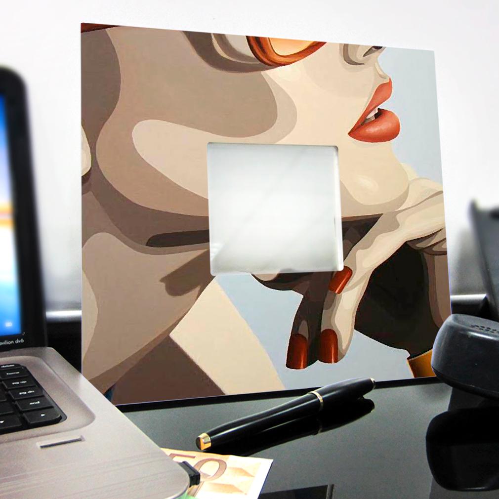 Дзеркало декоративне картина Модниця 260х260 мм (M00182) - фото 3 Дзеркало декоративне картина Модниця 260х260 мм (M00182) - фото 3