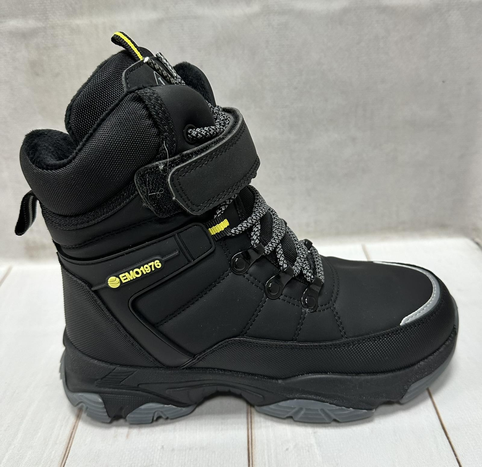 Черевики дитячі зимові Jong Golf на овчині водовідштовхуючі р.35 22 см Чорний Черевики дитячі зимові Jong Golf на овчині водовідштовхуючі р.35 22 см Чорний