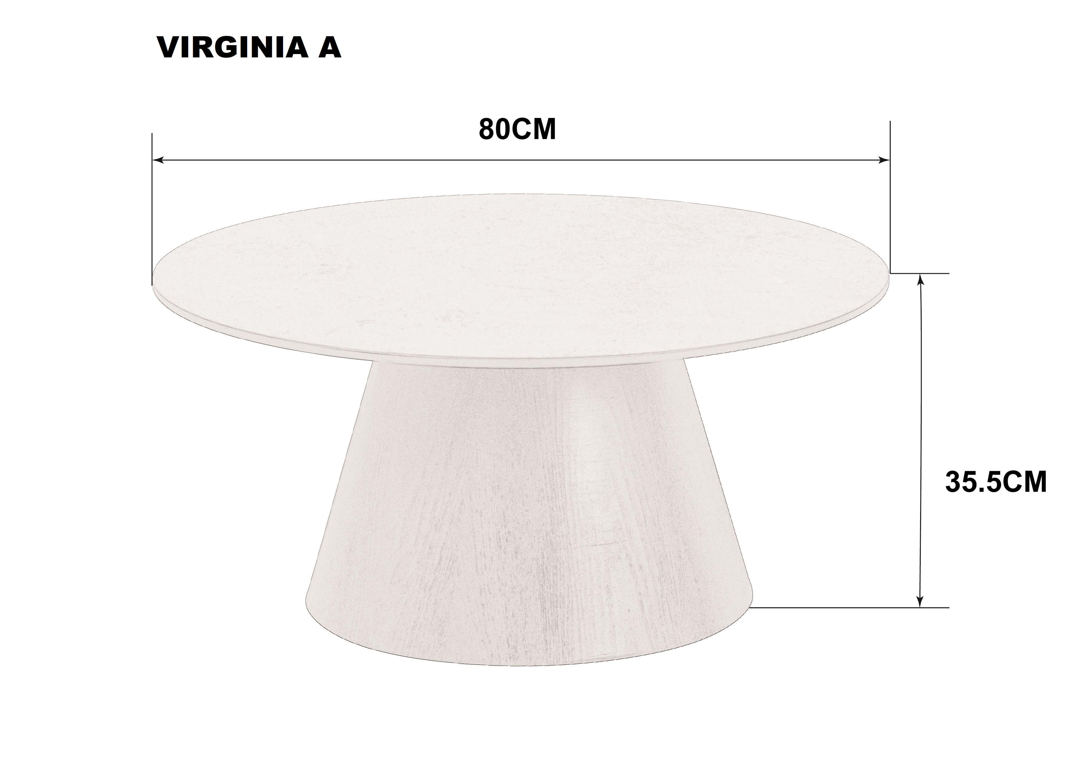 Журнальный столик Intarsio VIRGINIA A 80x35,5 см Черный глянец/Коричневый матовый (23550428) - фото 8 Журнальный столик Intarsio VIRGINIA A 80x35,5 см Черный глянец/Коричневый матовый (23550428) - фото 8