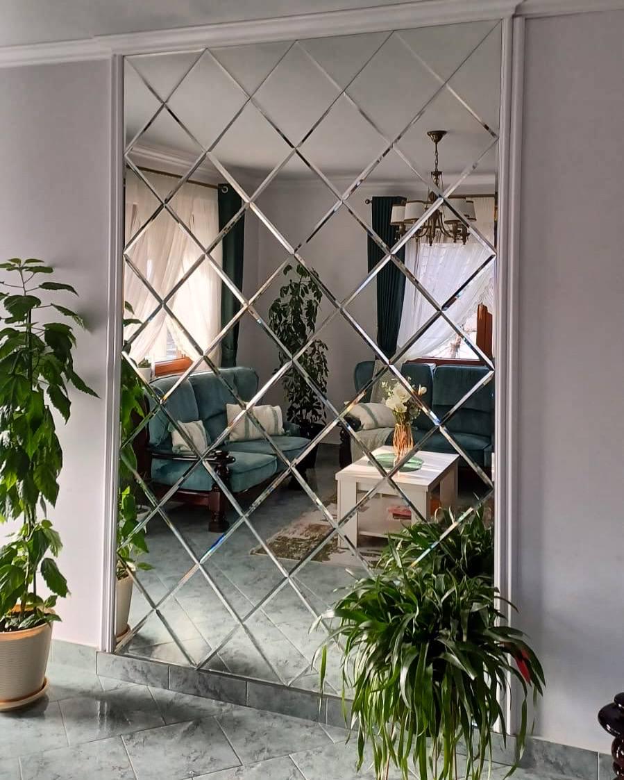 Панно зеркальное YUF_GLASS 1400х1500 мм (365)