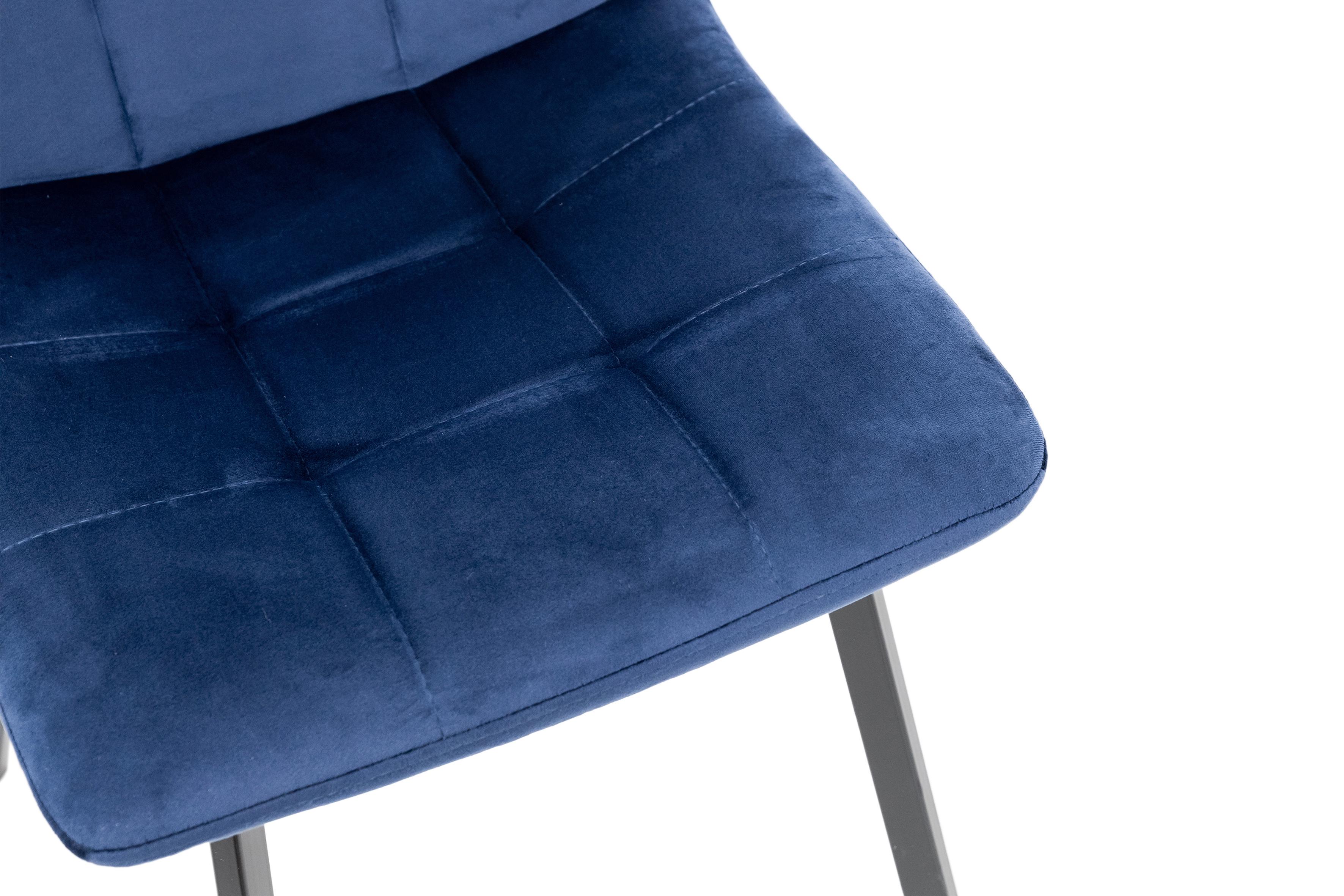 Стілець для кухні та вітальні ГРЕЙС Ментос 420х870х450 мм Чорний/Синій (GAА0057185) - фото 10 Стілець для кухні та вітальні ГРЕЙС Ментос 420х870х450 мм Чорний/Синій (GAА0057185) - фото 10