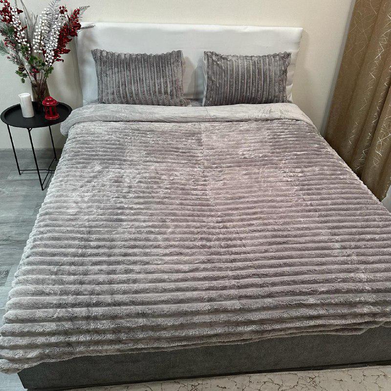 Комплект постільної білизни Шарпей мікрофібра наволочки 50х70 см 2 шт. Сірий (29356765) - фото 2 Комплект постільної білизни Шарпей мікрофібра наволочки 50х70 см 2 шт. Сірий (29356765) - фото 2