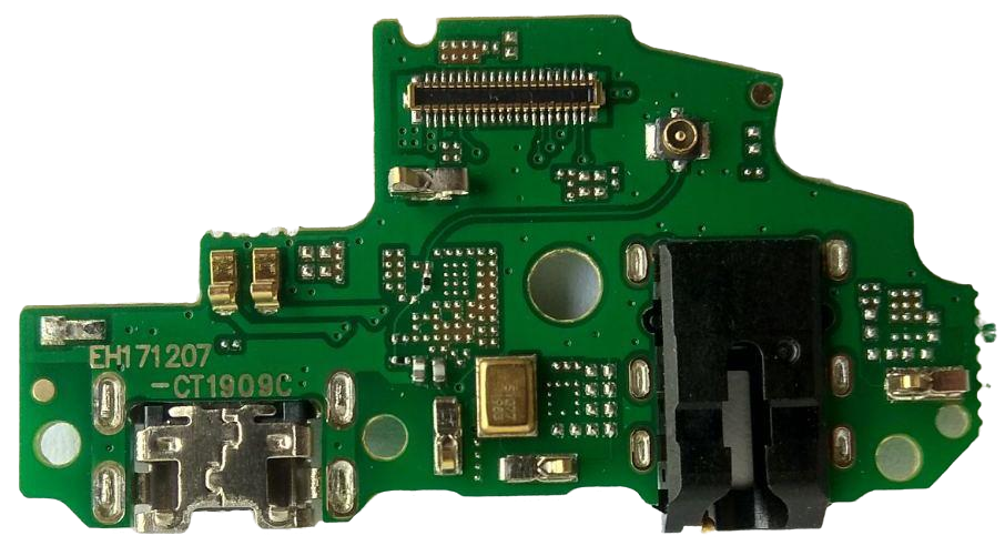 Нижняя плата Huawei P Smart с коннектором зарядки