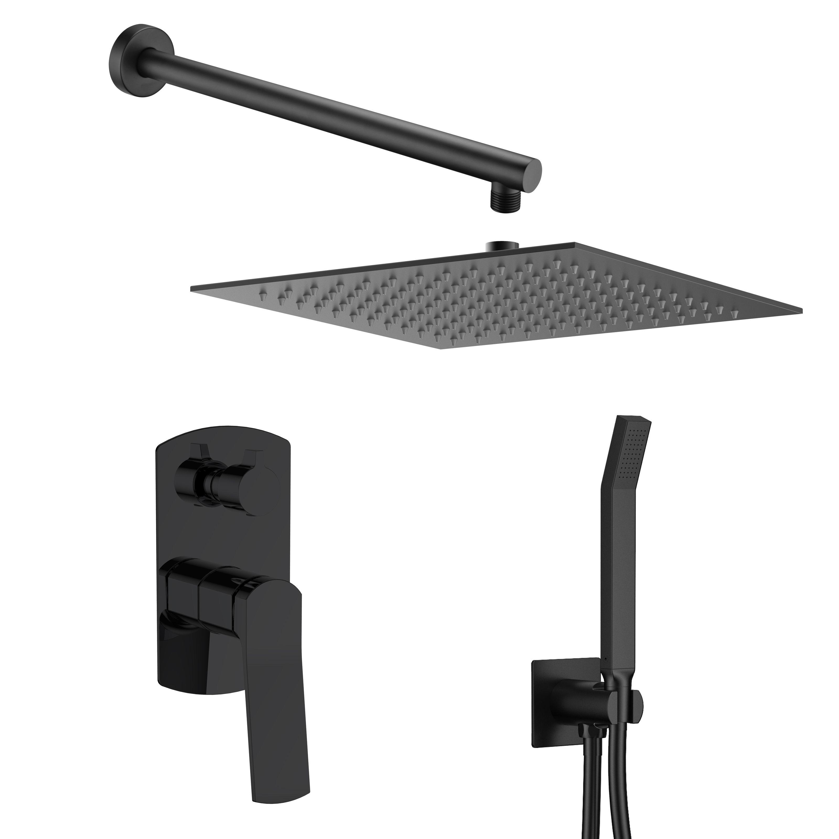Душевая система скрытого типа VOLLE SOLO SET20220113 Черный (132160)