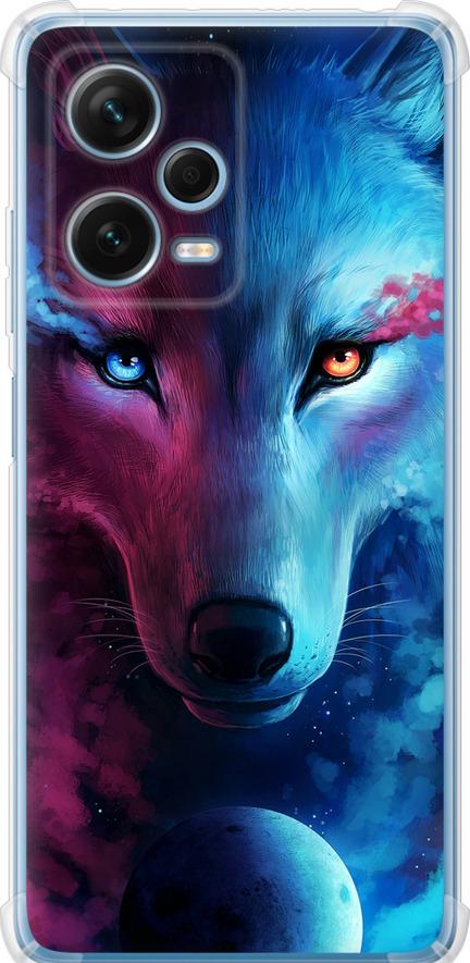 Чехол на Xiaomi Redmi Note 12 Pro+ 5G Арт-волк (3999sp-3612-42517)