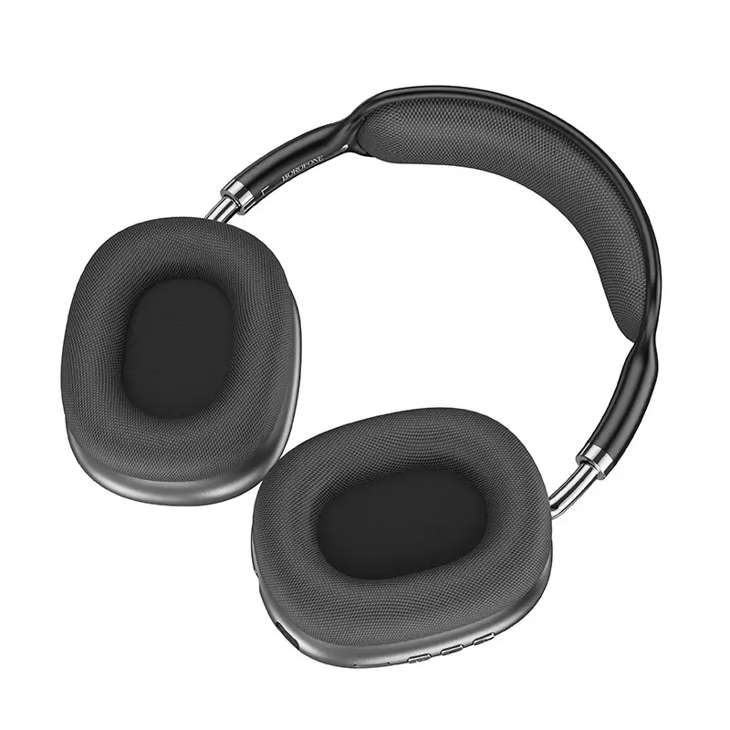 Беспроводные накладные наушники Borofone BO22 Elegant BT headphones Space Gray (6941991101687)