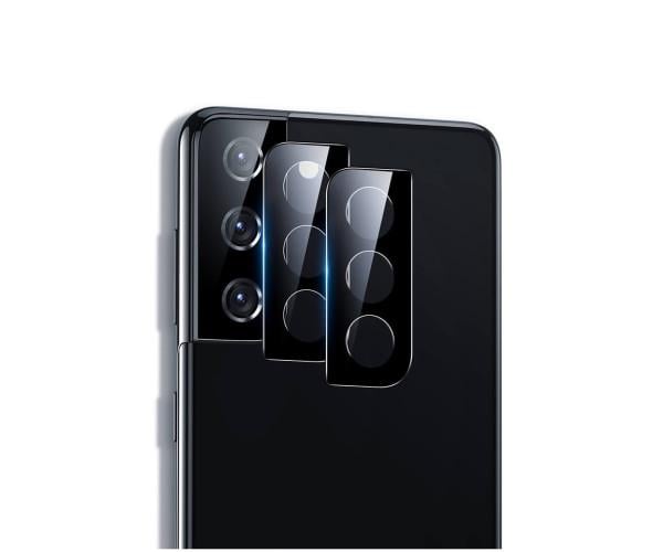 Противоударная гидрогелевая пленка Hydrogel Film для Samsung Galaxy S21 5G на камеру 3 шт, Transparent