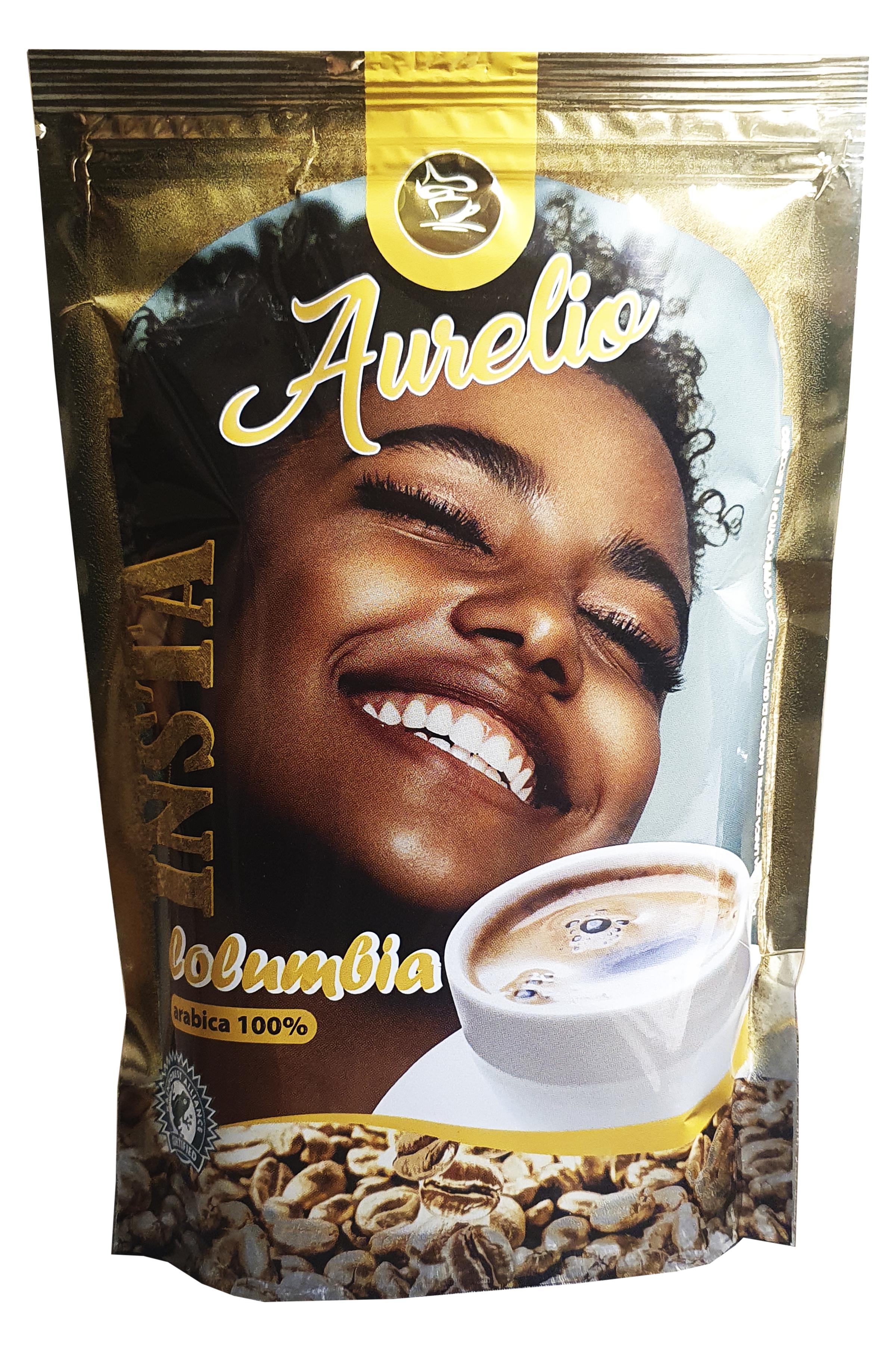 Кофе растворимый Aurelio Columbia 190г(57180)