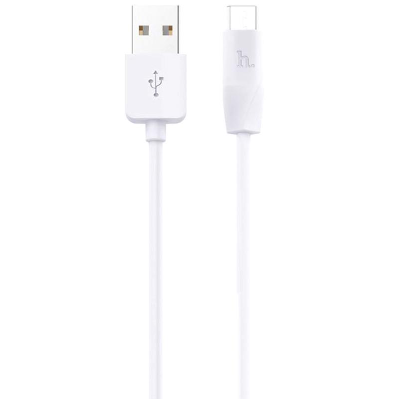 Кабель дата Hoco X1 Rapid USB MicroUSB 1 м White (00000026728_1)