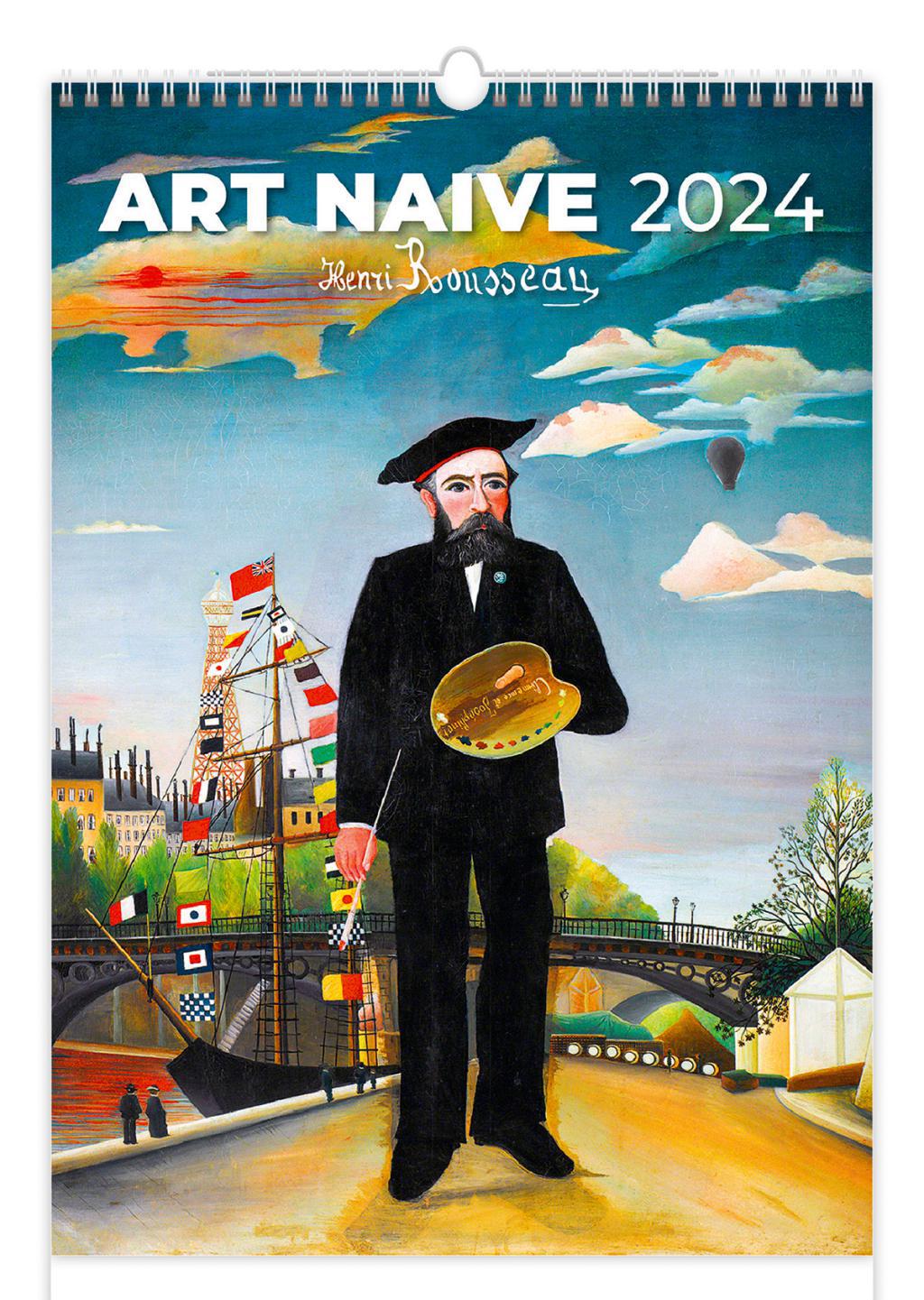 Календарь HELMA 2024 Henri Rousseau Art Naive 31,5x45 см (N150-24)