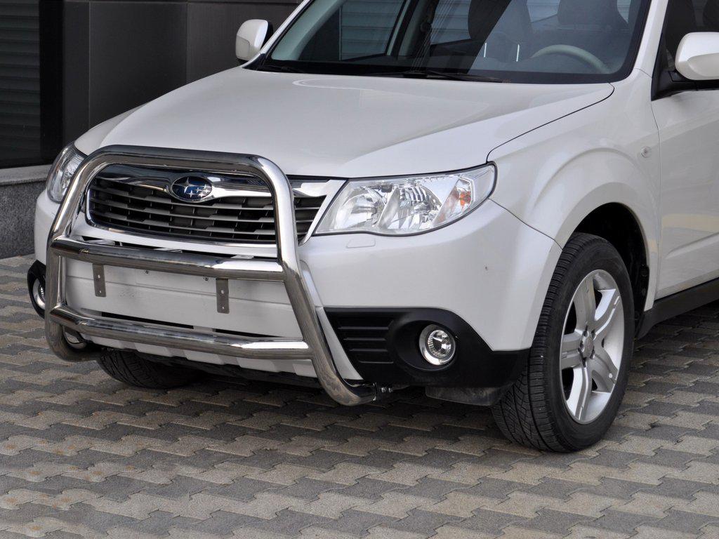 Кенгурятник WT018 CAN для Subaru Forester 2008-2013 гг. нержавеющая сталь Хром