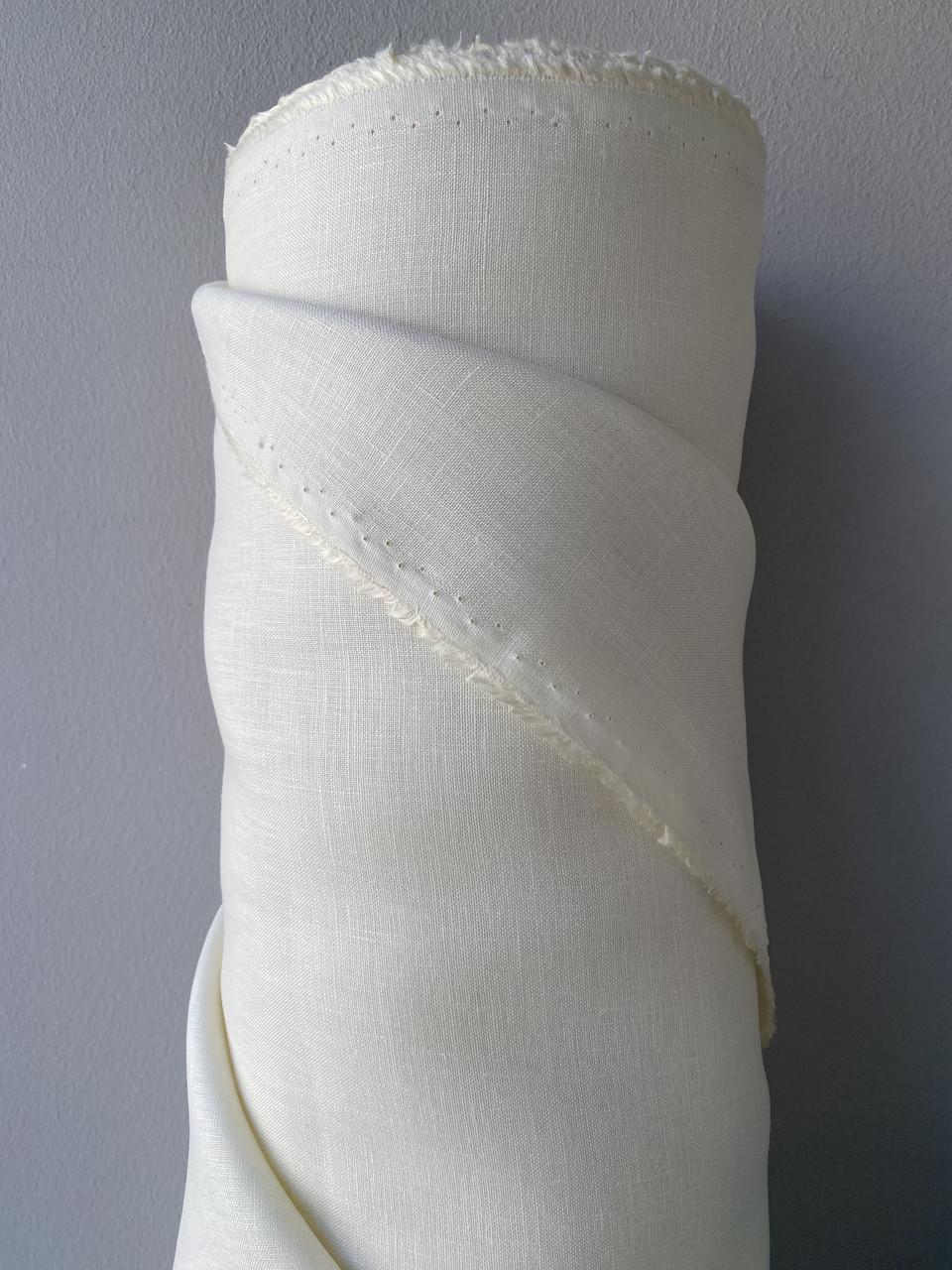 Тканина не пом'якшена LINEN PLUS 100% льон 150 см 1403 Кремовий - фото 10 Тканина не пом'якшена LINEN PLUS 100% льон 150 см 1403 Кремовий - фото 10