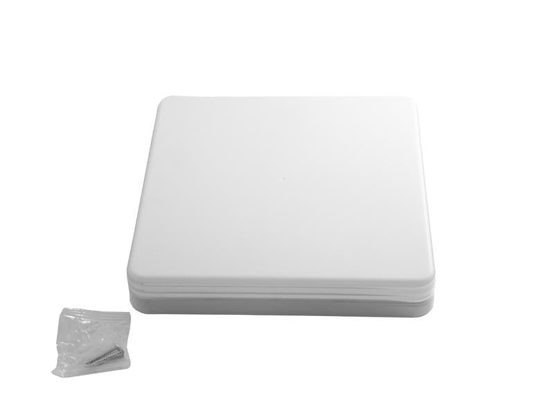 Светильник светодиодный накладной AVT #496 квадратный 36 Вт IP44 Silver (25232244)