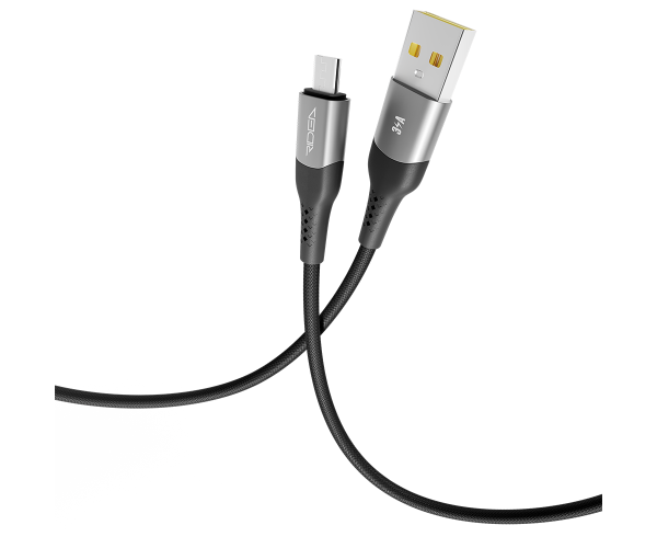 Кабель Data Ridea RC-US42 UltraStrong MicroUSB 3A 1,2 м Black Кабель Data Ridea RC-US42 UltraStrong MicroUSB 3A 1,2 м Black