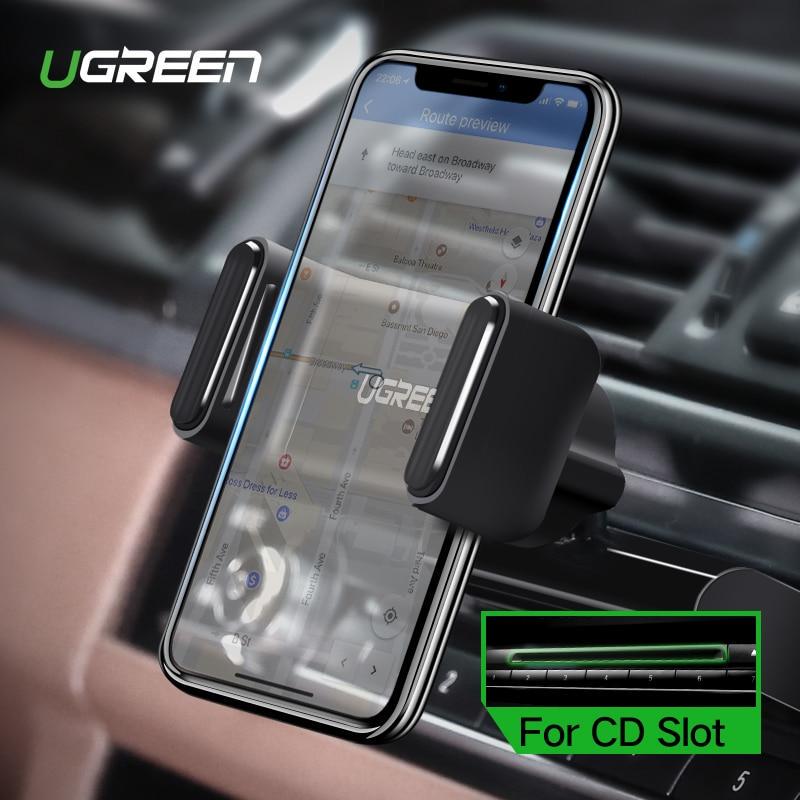 Автотримач в CD слот Ugreen Car Mount 360° Чорний - фото 8