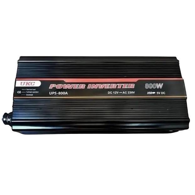 Преобразователь напряжения UKC UPS-800A 800 W DC/AC 12-230V с зарядкой Black (2018974259)