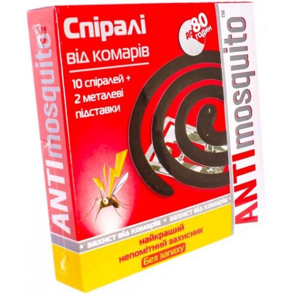 Спирали от комаров ANTI mosquito 10 шт.