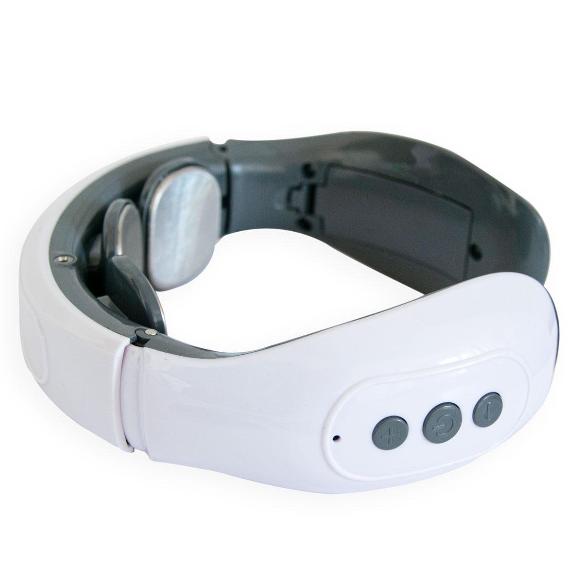 Масажер для шиї/комірцевої зони Smart Neck Massager HX-1680 Біло-сірий (1002719-White) - фото 4