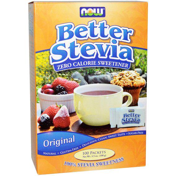 Заменитель сахара NOW Foods Better Stevia Packets 100 г 100 порций