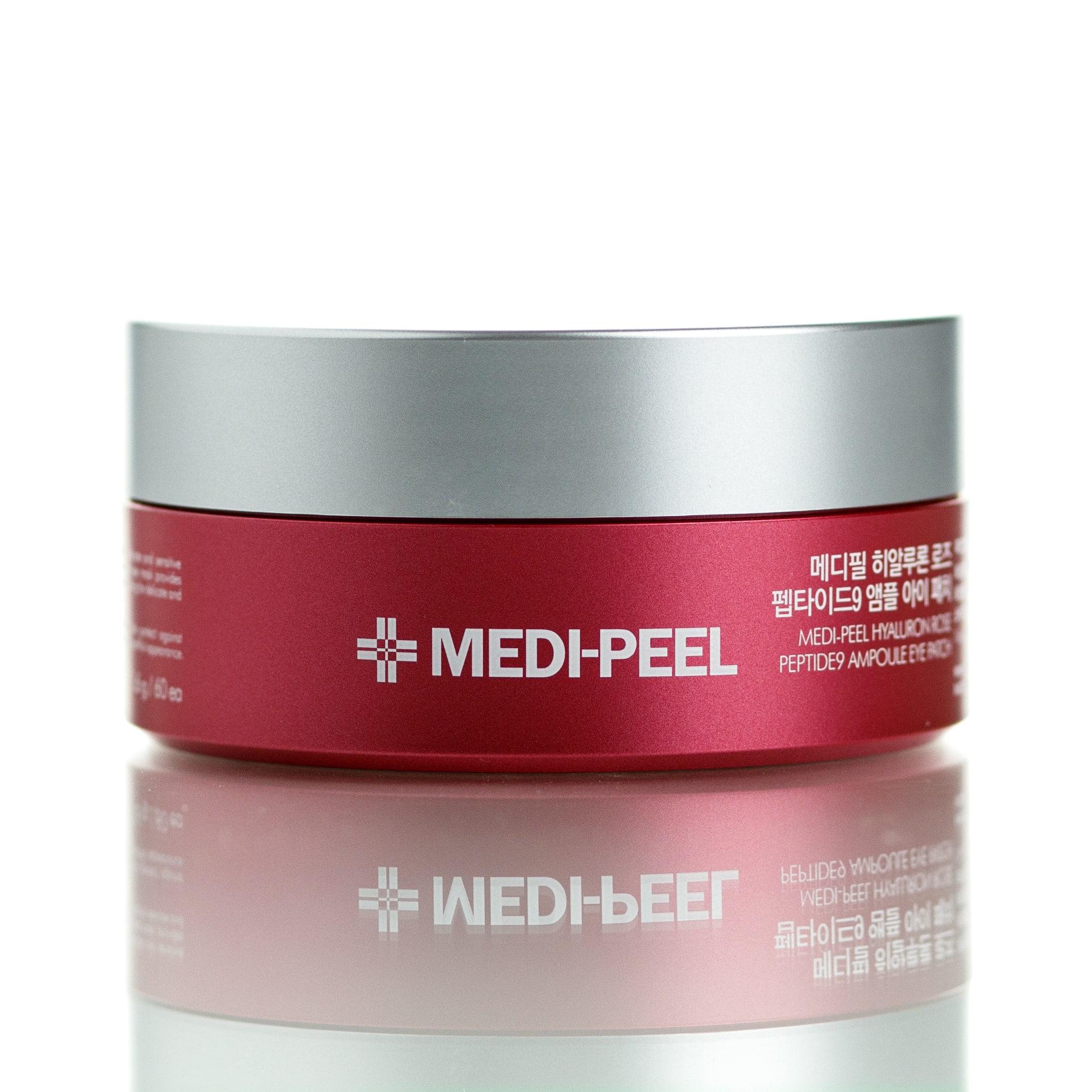 Патчи гидрогелевые с розой и пептидами Medi-Peel Hyaluron Rose Peptide 9 Ampoule Eye Patch 60 шт.