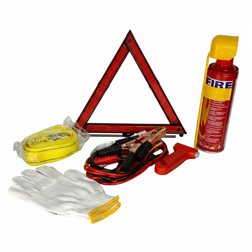 Рятувальний комплект для есктрених ситуацій в авто у сумці (LX-1543) Рятувальний комплект для есктрених ситуацій в авто у сумці (LX-1543)