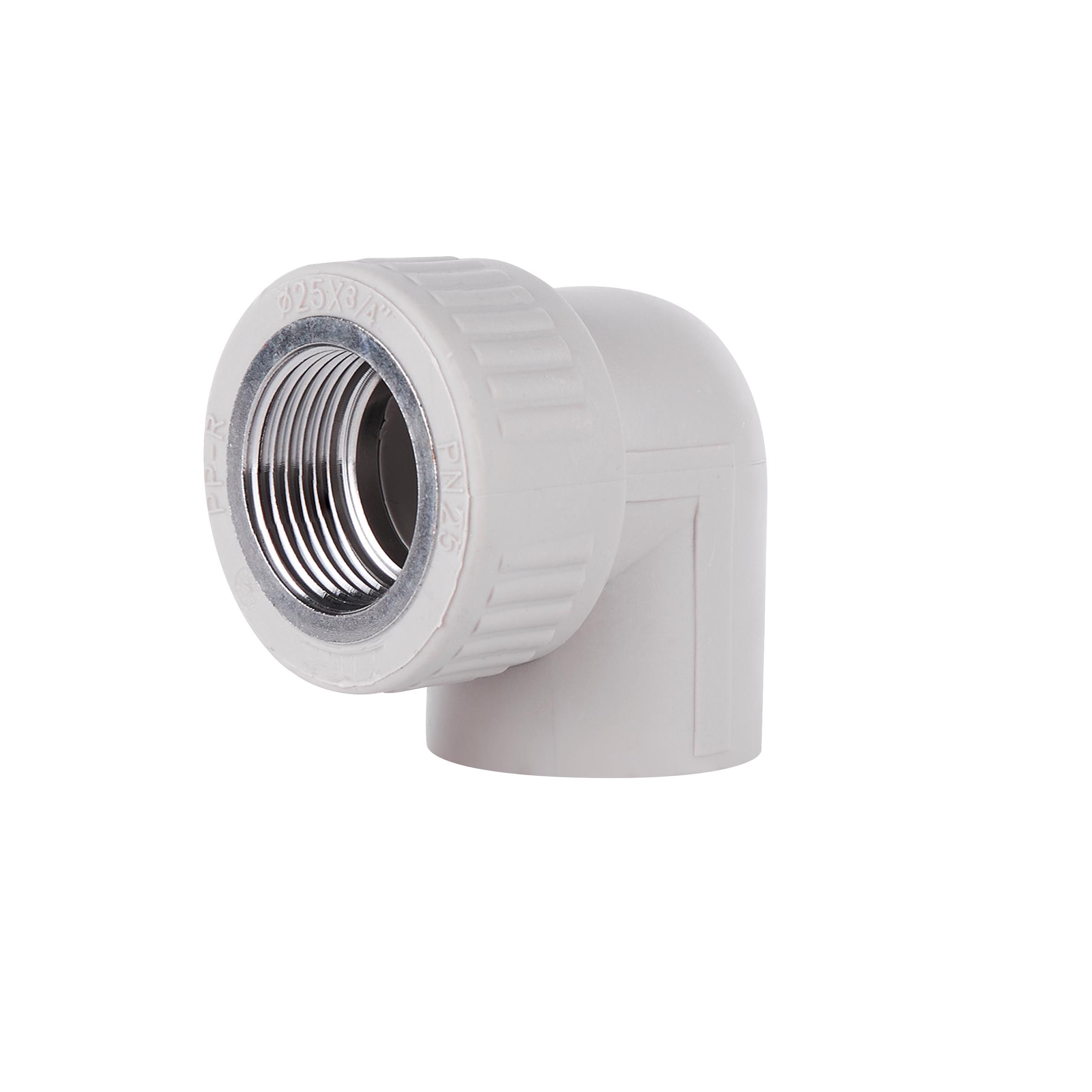 Уголок 90° Alfa plast APFTEX2534X PPR пайка-внутренняя 25x3/4" (72660)