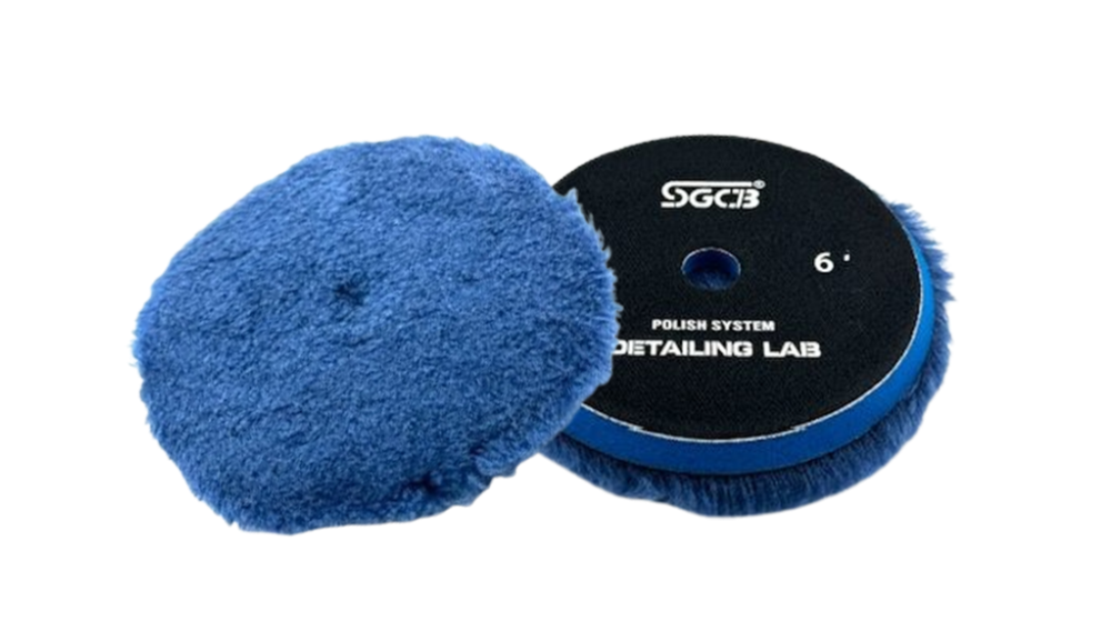 Полірувальний круг з шерсті середньої жорсткості SGCB Wool Polishing Pad Ø130 мм
