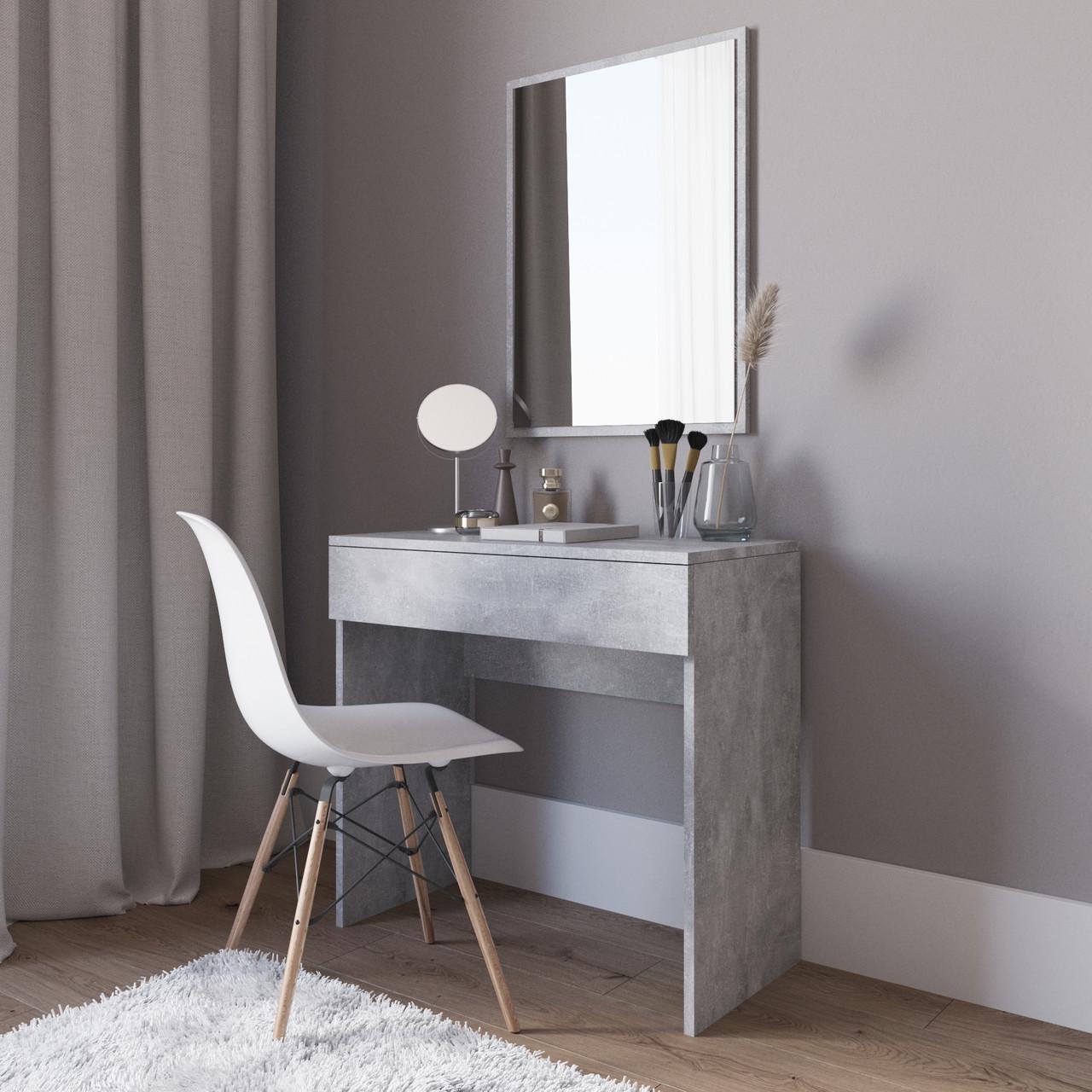 Туалетний столик Вайс D-3 800х400х760 мм Бетон (30480529) - фото 1