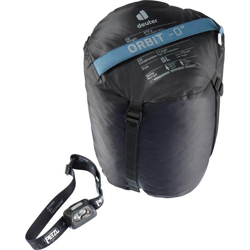 Спальный мешок Deuter Orbit 0° SL левый 198 см Arctic/Slateblue (3701322 3386 1) - фото 6