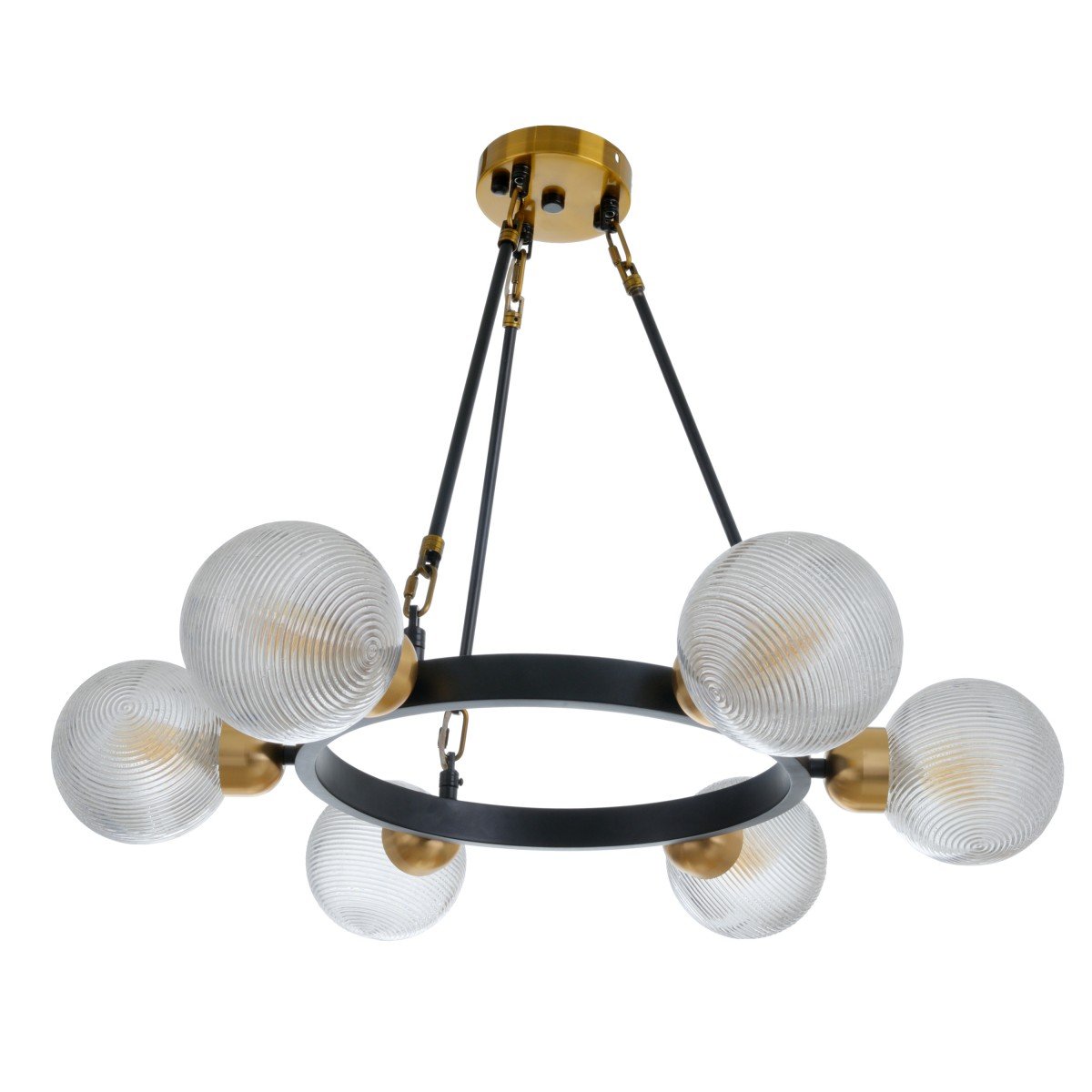 Люстра Brille BL-957S/6 E14 BK/G Черный/Золото (24-295)