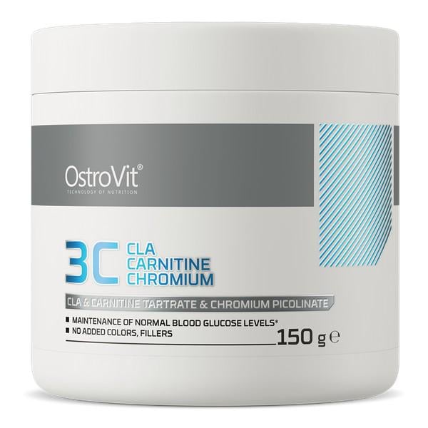 Жиросжигатель OstroVit 3C CLA L-Carnitine Chromium 150 г Киви