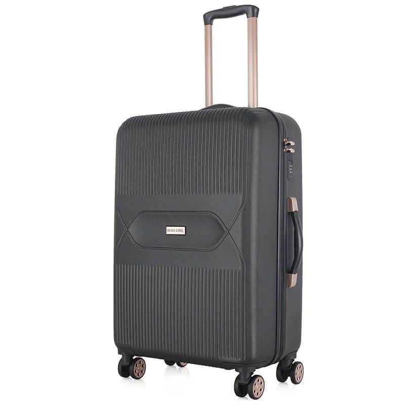 Чемодан SEMI LINE 24" M 61 л Black (DAS302969)