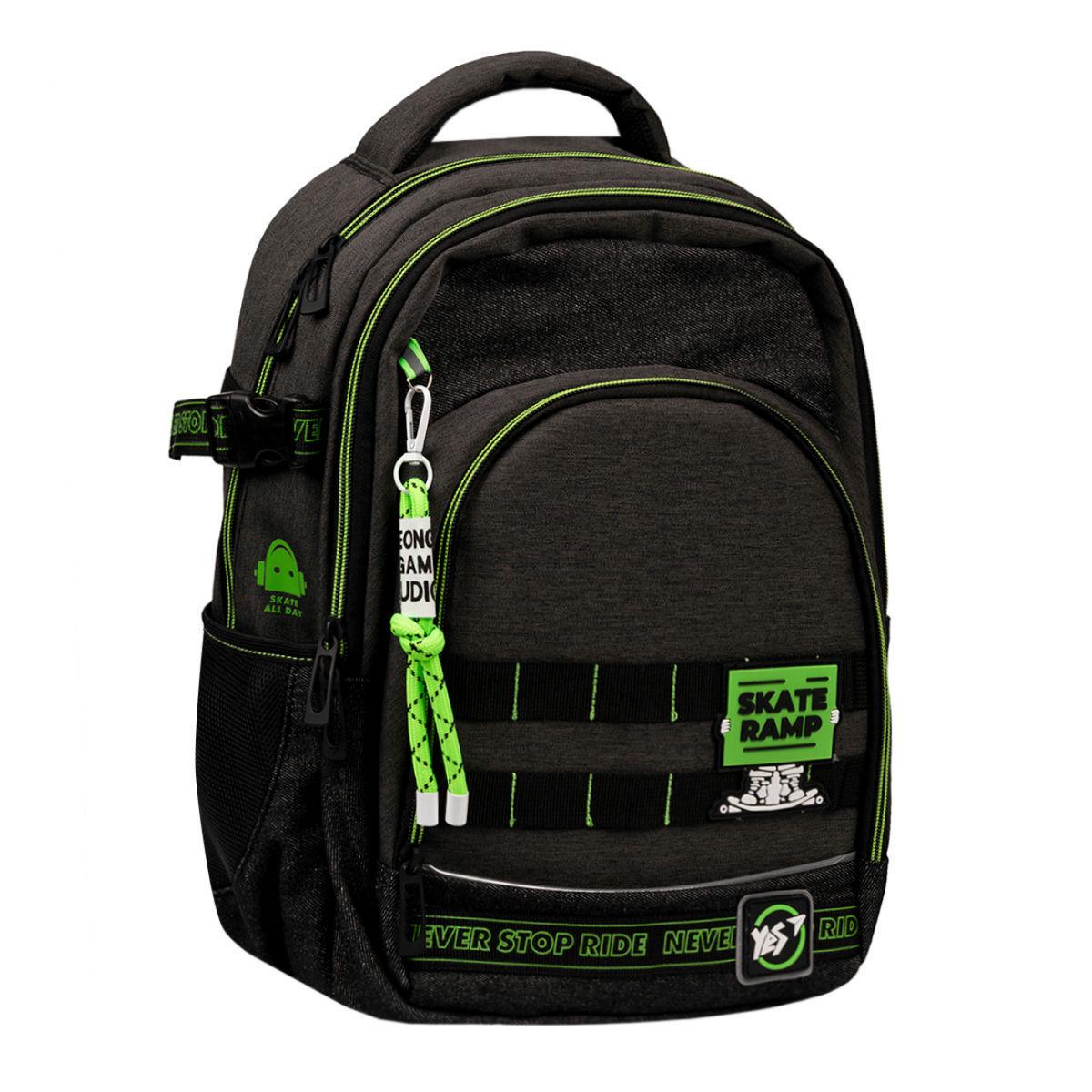 Рюкзак YES Skate Ramp 39x28x14 см 15 л Серый (550005)