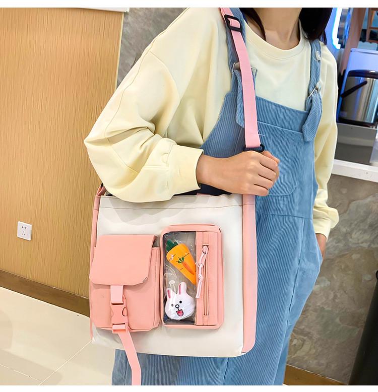 Школьный рюкзак и сумка/косметичка и пенал для девочки Flash 5в1 Розовый (1326621558) - фото 10 Школьный рюкзак и сумка/косметичка и пенал для девочки Flash 5в1 Розовый (1326621558) - фото 10