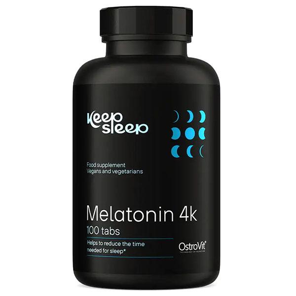 Мелатонін для спорту OstroVit Keep Sleep Melatonin 4K 100 табл. (000025026)