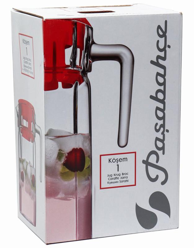 Кувшин стеклянный Kosem Jugs с пластиковой крышкой 1 235 мл - фото 6 Кувшин стеклянный Kosem Jugs с пластиковой крышкой 1 235 мл - фото 6