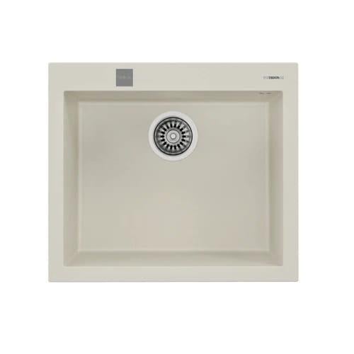 Мийка для кухні гранітна Teka Forsquare 50.40 TG 570x500 врізна прямокутна Кремовий (115230008)