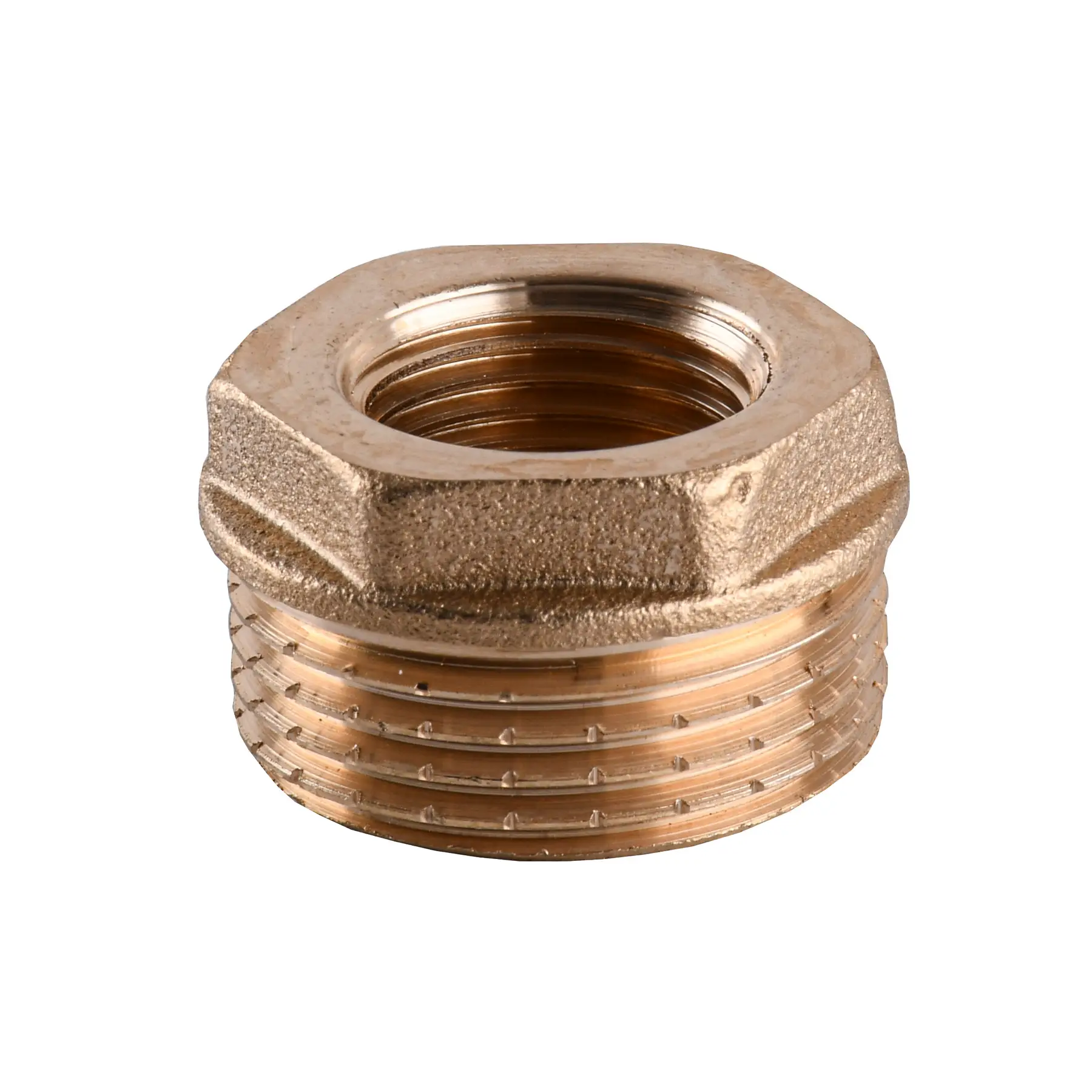 Футорка латунна VA штампована 1/2" ВР 1" ЗР (А0704-1А) Футорка латунна VA штампована 1/2" ВР 1" ЗР (А0704-1А)