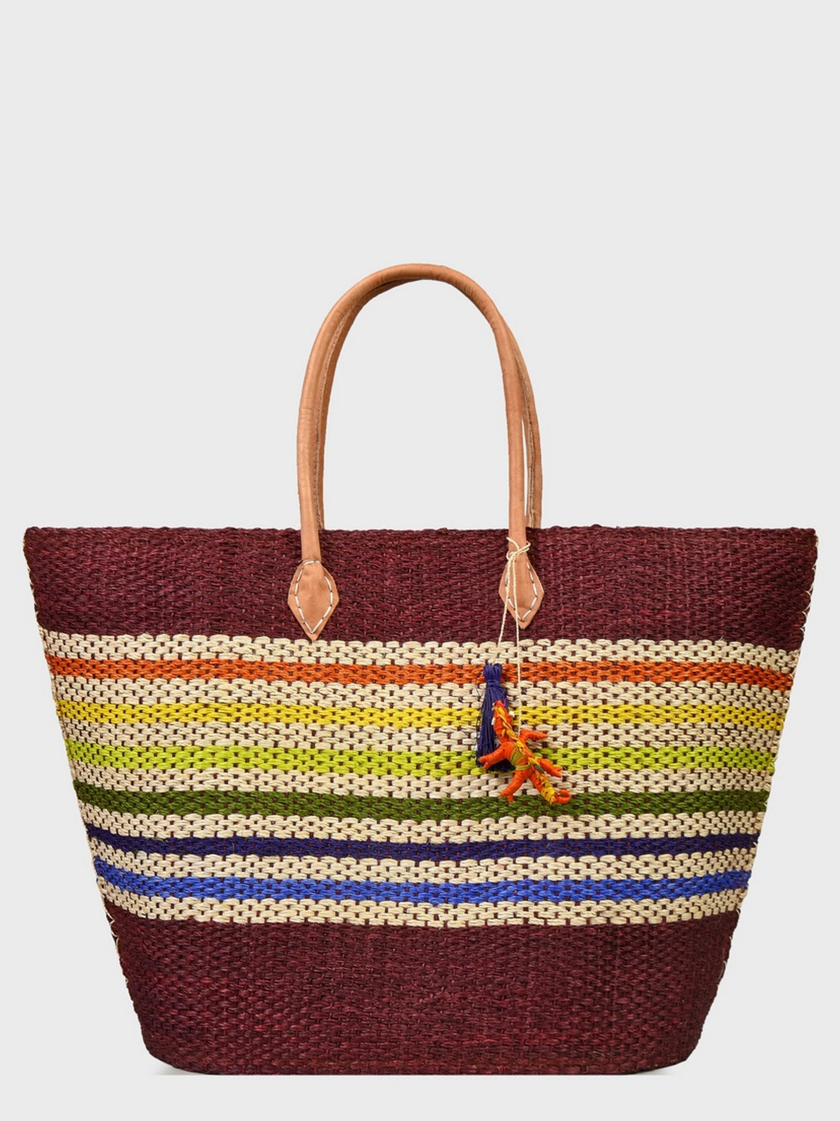 Сумка пляжная LE COMTOUR DE LA PLAGE Kirindy SGM CHO One size Chocolat (ZIK0000018195)