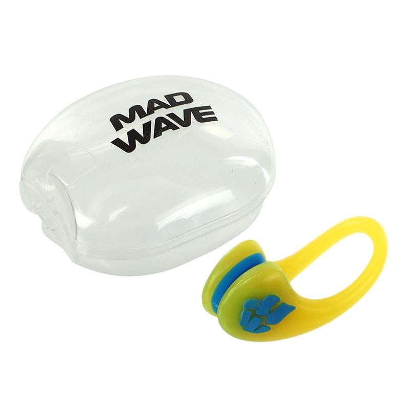 Затискач для носа Mad Wave M071202 one size Жовтий (60444024)
