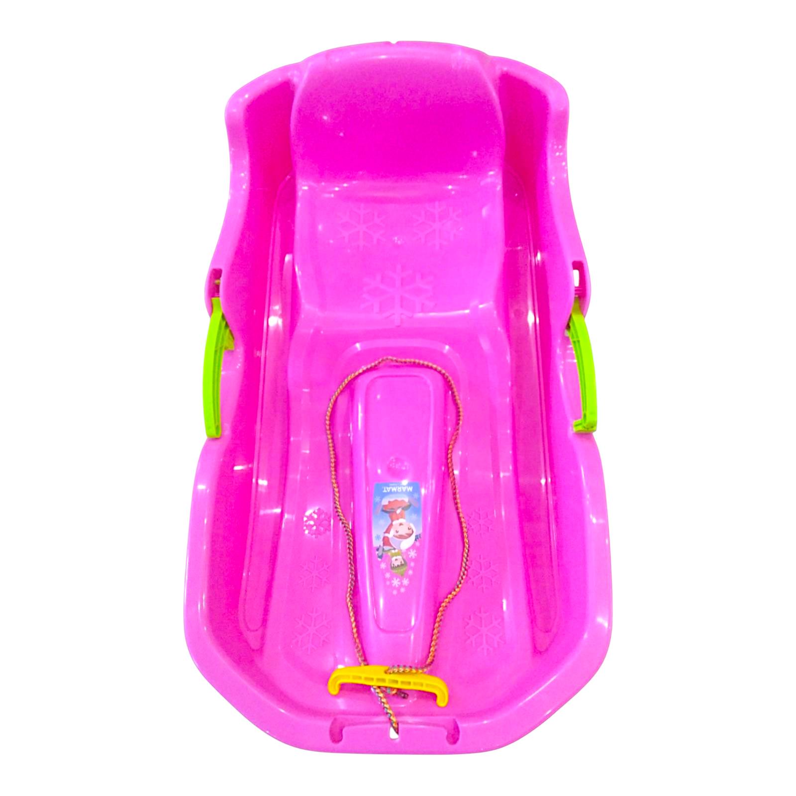 Санки дитячі з гальмами Marmat Speed Bob Рожевий (11138) - фото 5 Санки дитячі з гальмами Marmat Speed Bob Рожевий (11138) - фото 5