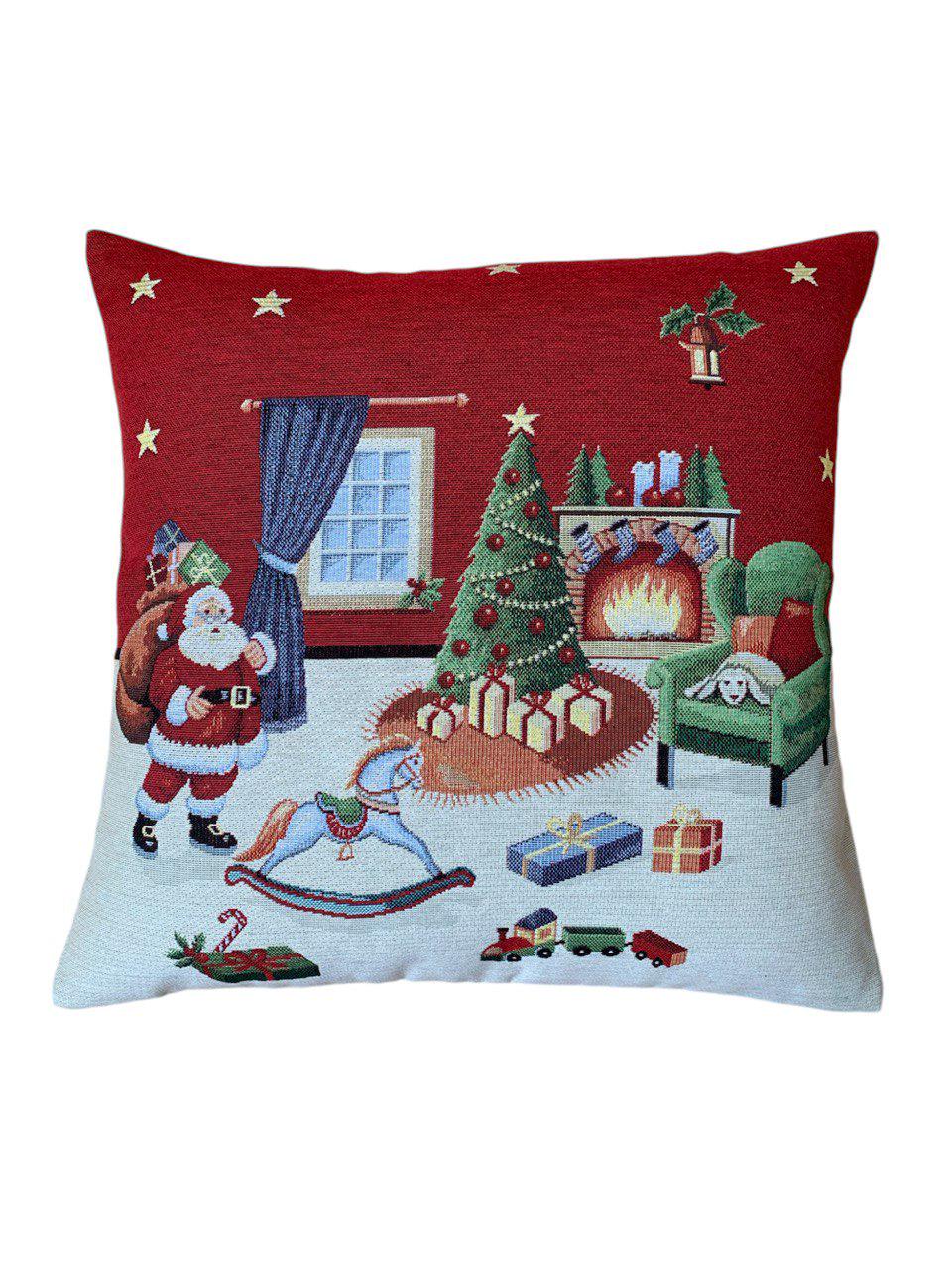Наволочка новогодняя гобеленовая без наполнения 45х45 см (HOGAR-PC) - фото 9 Наволочка новогодняя гобеленовая без наполнения 45х45 см (HOGAR-PC) - фото 9