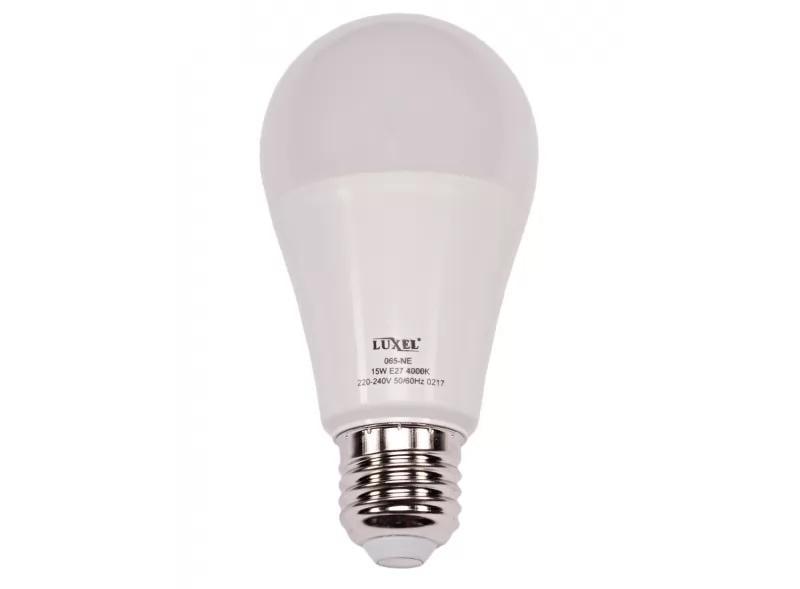 Світлодіодна лампа-куля Luxel EKO A60 230V 12W 1020 Lm E27 6500K (064-CE)