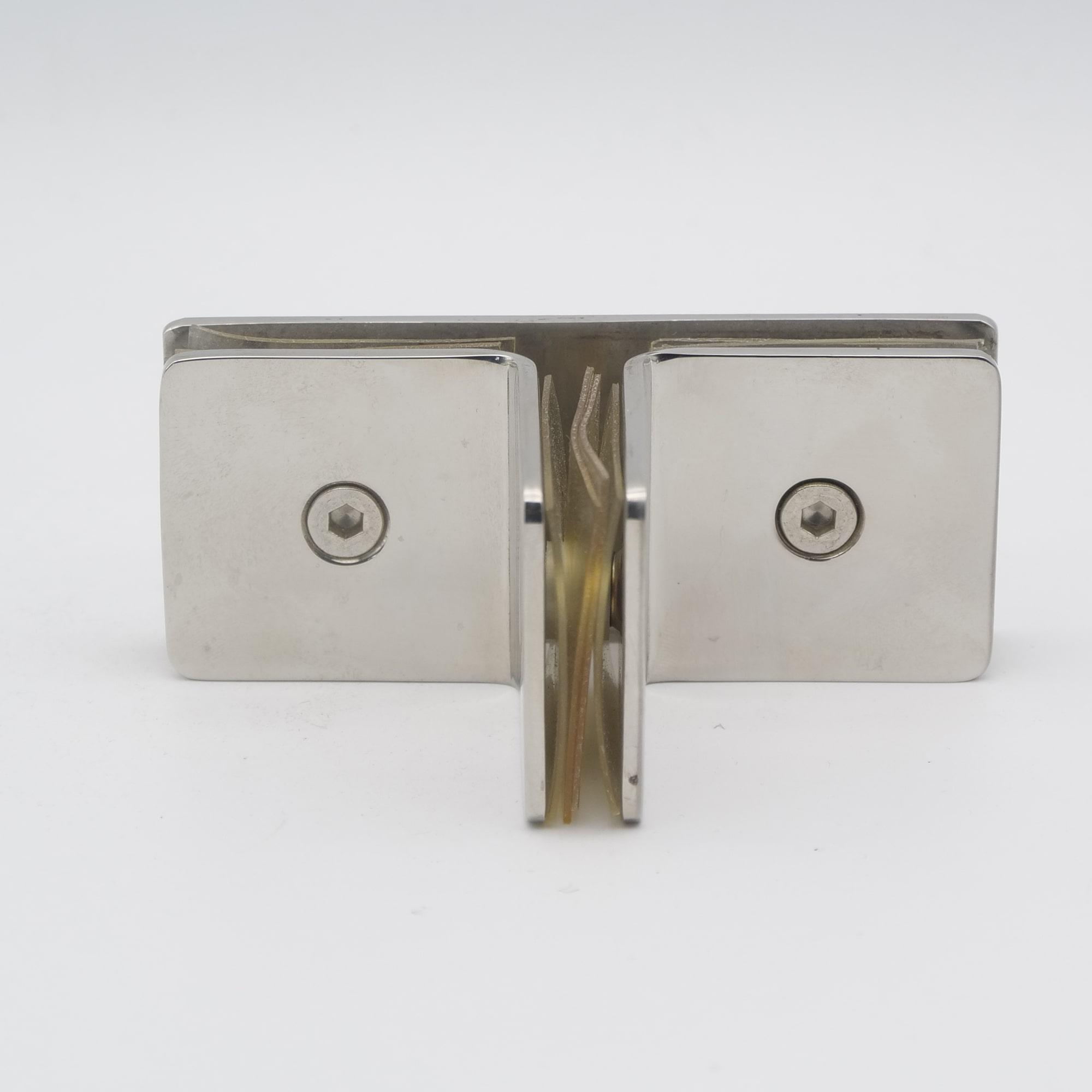 Стеклодержатель для 3-х стекол 90/90/90 градусов полированная нержавеющая сталь - фото 3 Стеклодержатель для 3-х стекол 90/90/90 градусов полированная нержавеющая сталь - фото 3