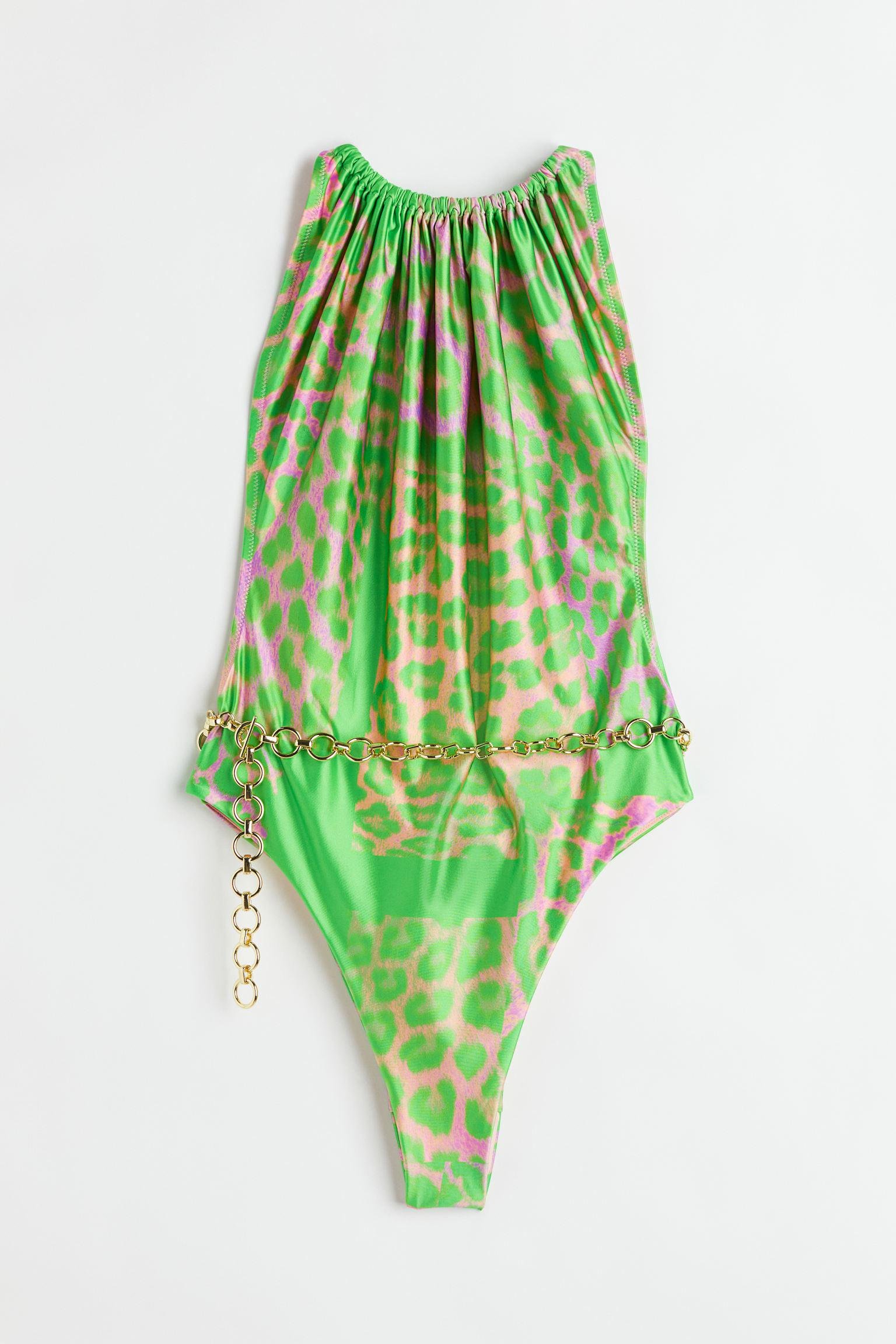 Купальник XS Зеленый/Розовый (1053652arl)